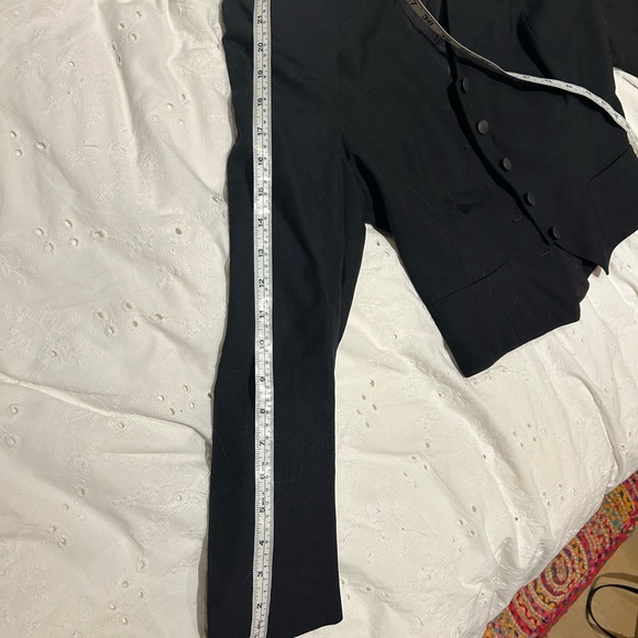 Fitted, lined black court waistcoat jacket. - Picture 8 of 8